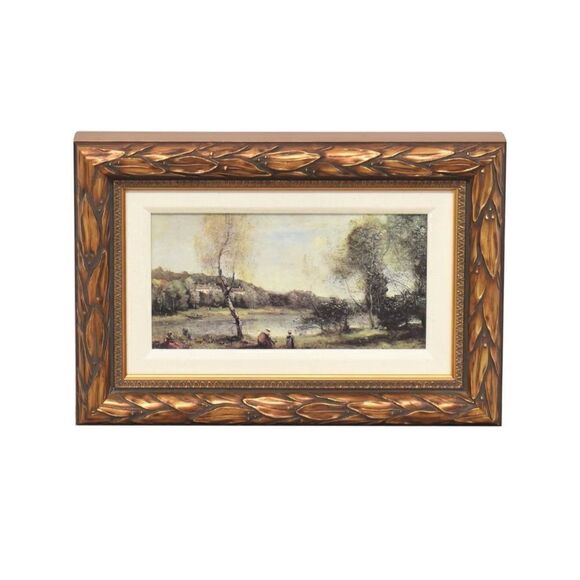 Ethan Allen Ville D’Avray Wall Art  Oil on Canvas Painting / excellent - Picture 2 of 12